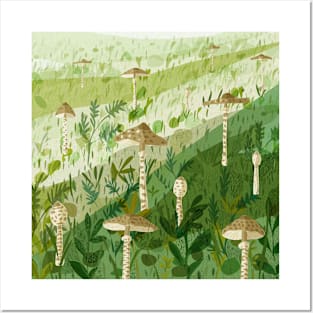 Mushrooms Posters and Art